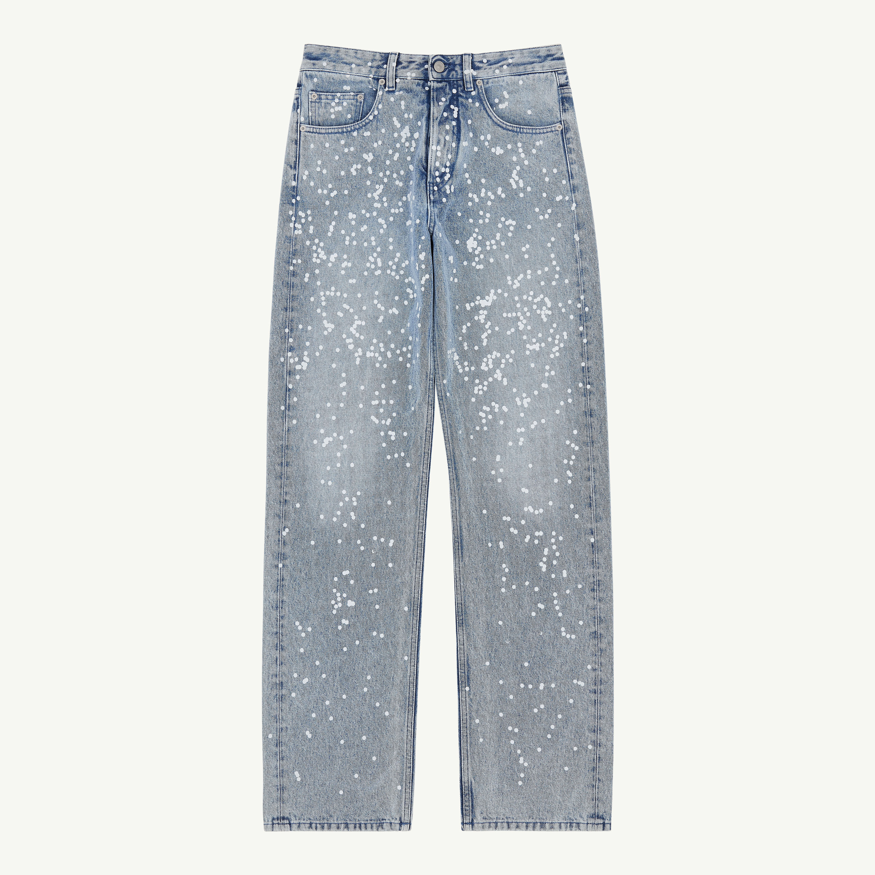 Mm6 Maison Margiela Straight-leg Jeans In Blue