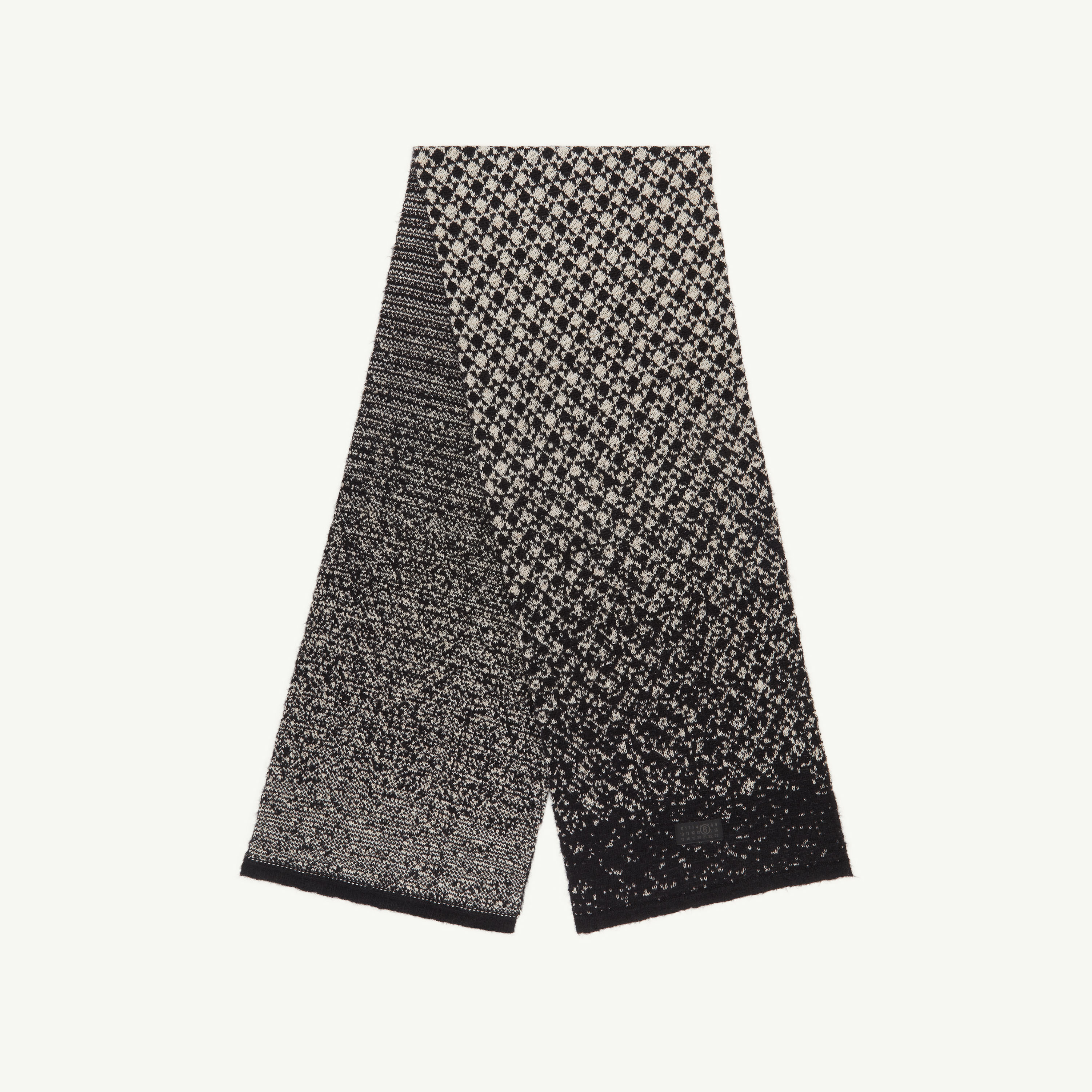 Mm6 Maison Margiela Wool Scarf In Gray