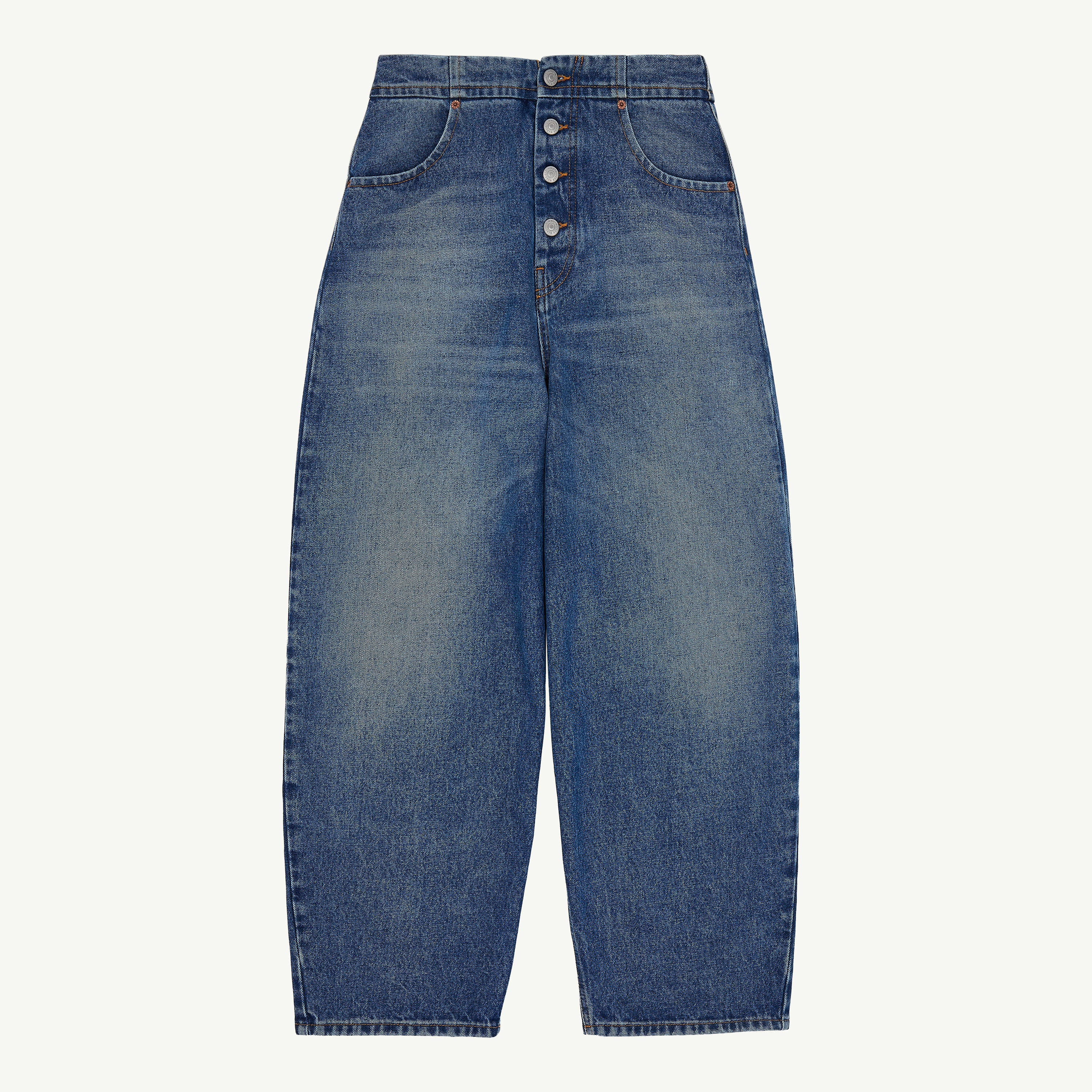 Mm6 Maison Margiela Straight Leg Jeans In Blue