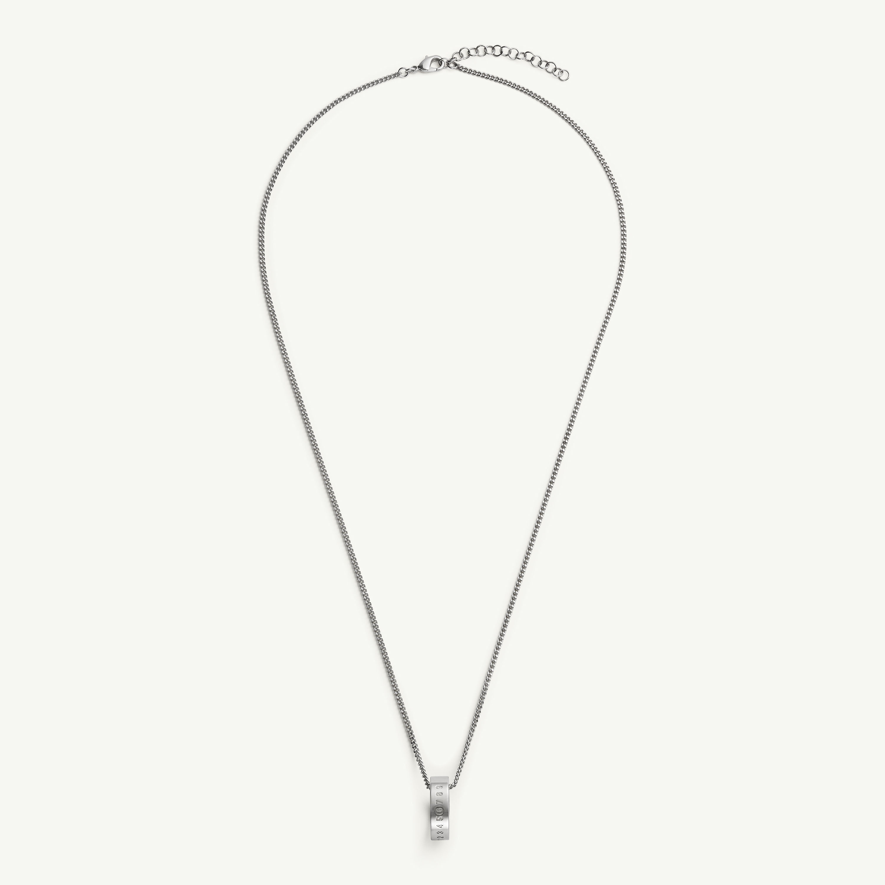 Mm6 Maison Margiela Numeric Necklace In Brown