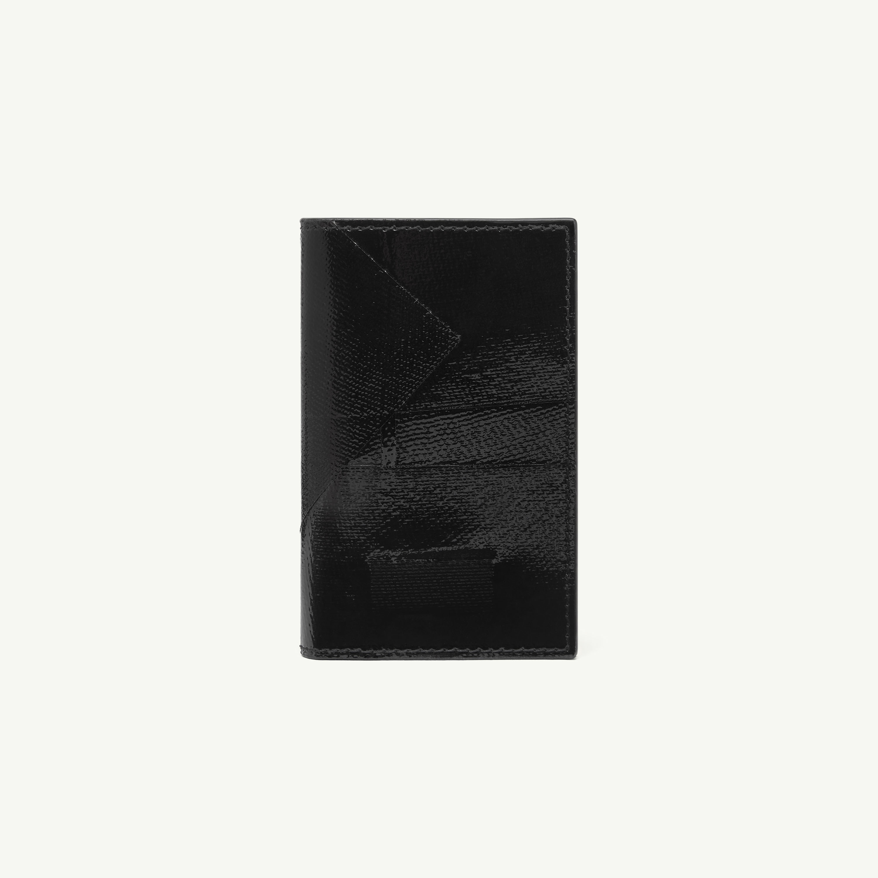 Mm6 Maison Margiela Taped Bi-fold Wallet In Black
