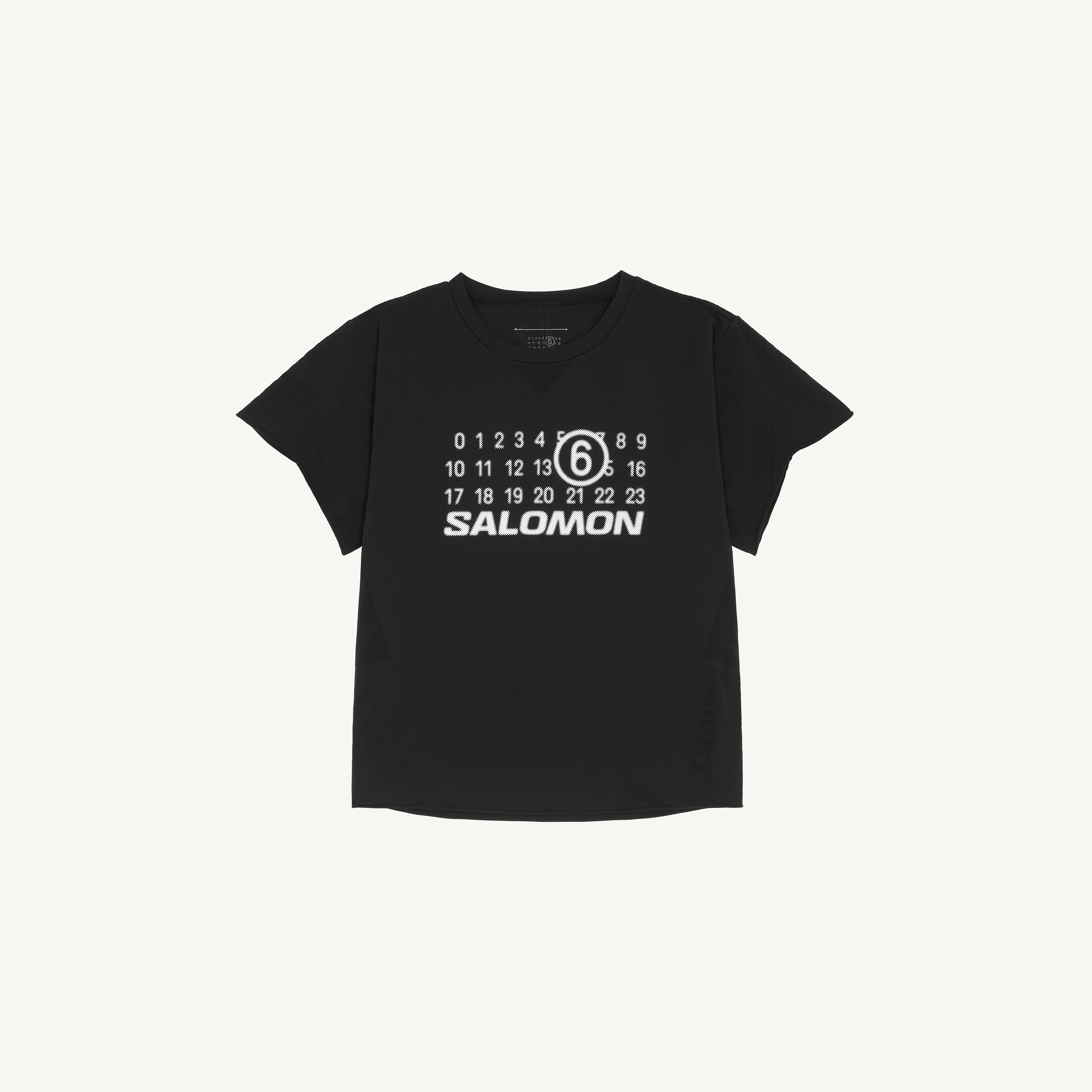 Mm6 Maison Margiela Mm6 X Salomon Seamless T-shirt In Black