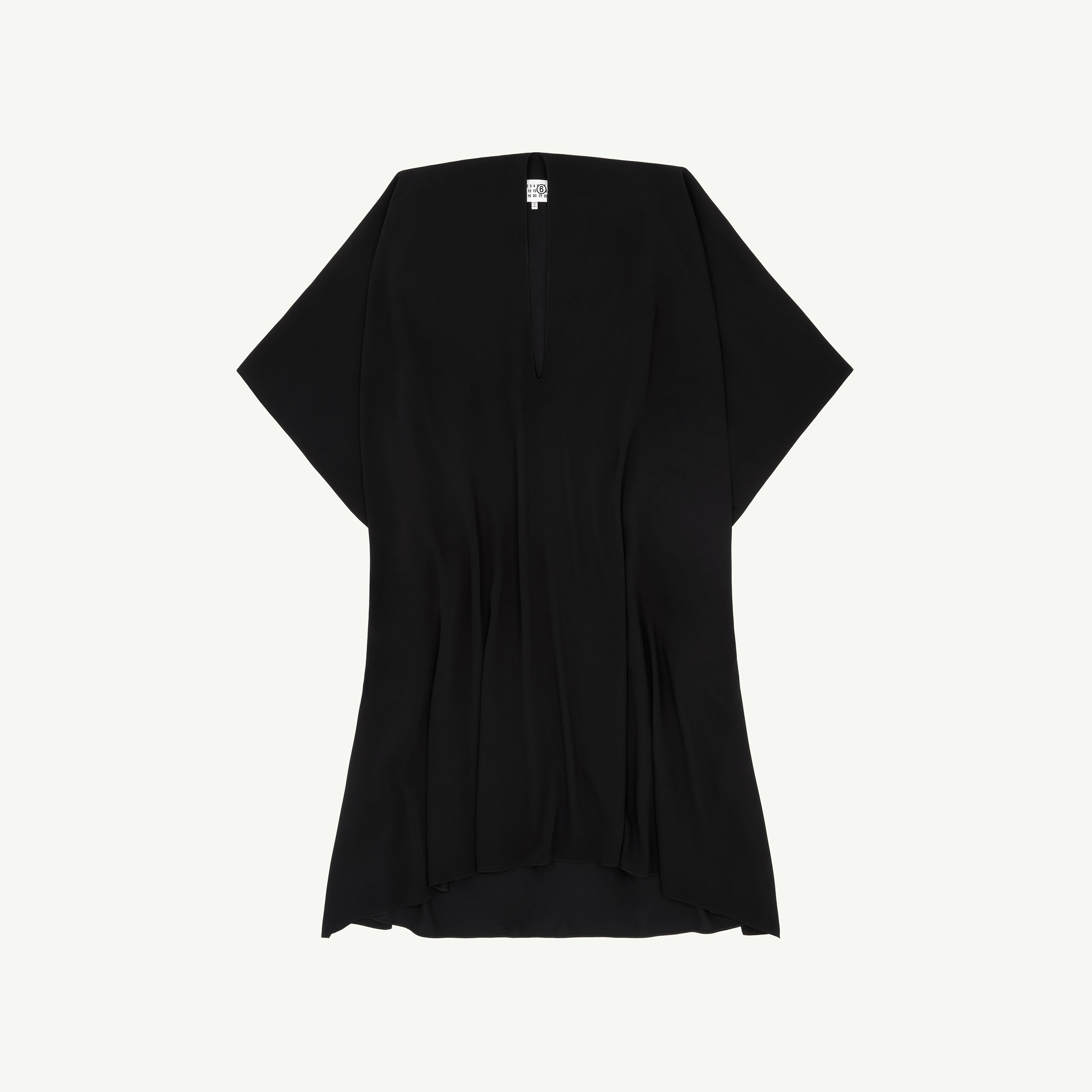 Mm6 Maison Margiela Midi Dress In Black