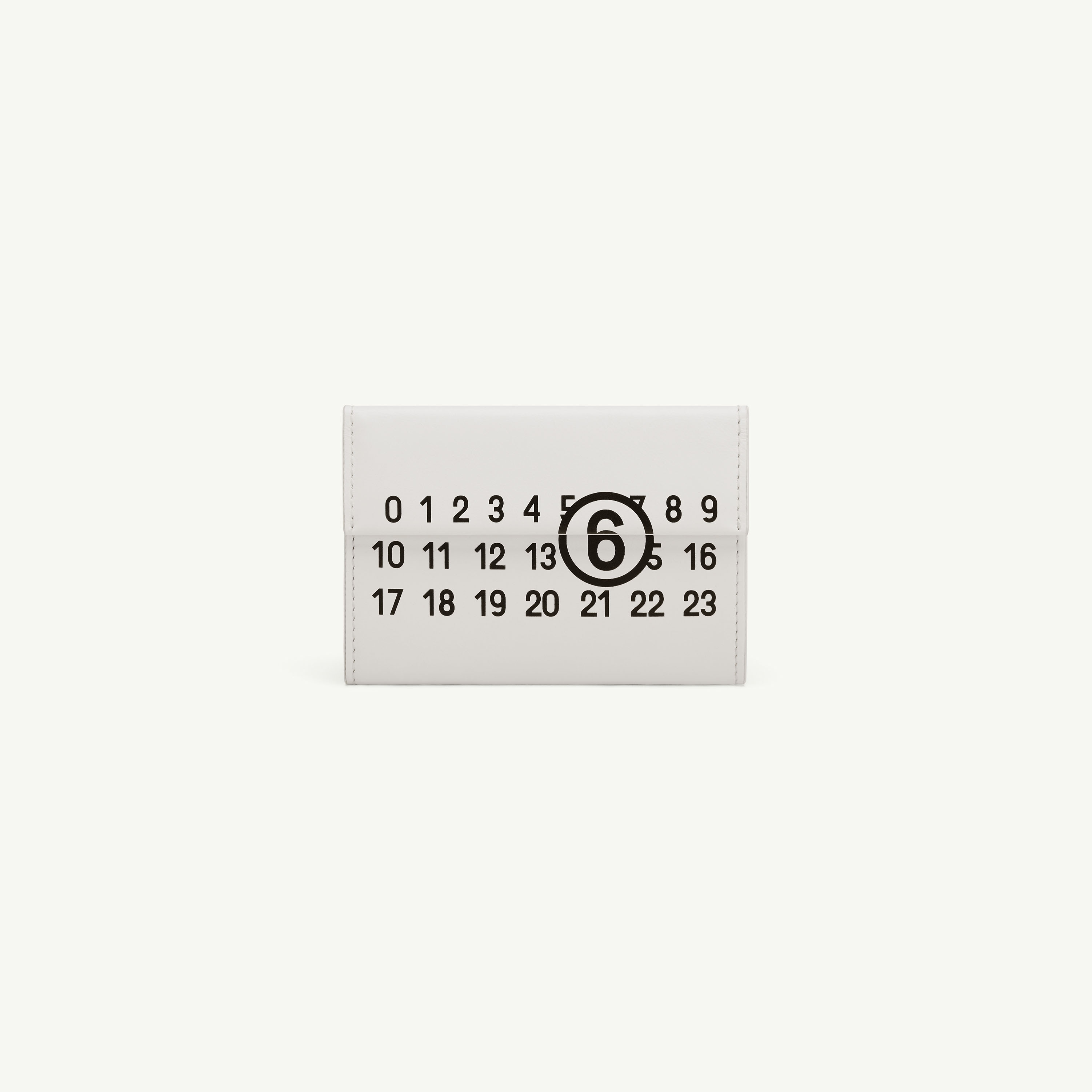 Mm6 Maison Margiela Mm6 Spiga Wallet In White