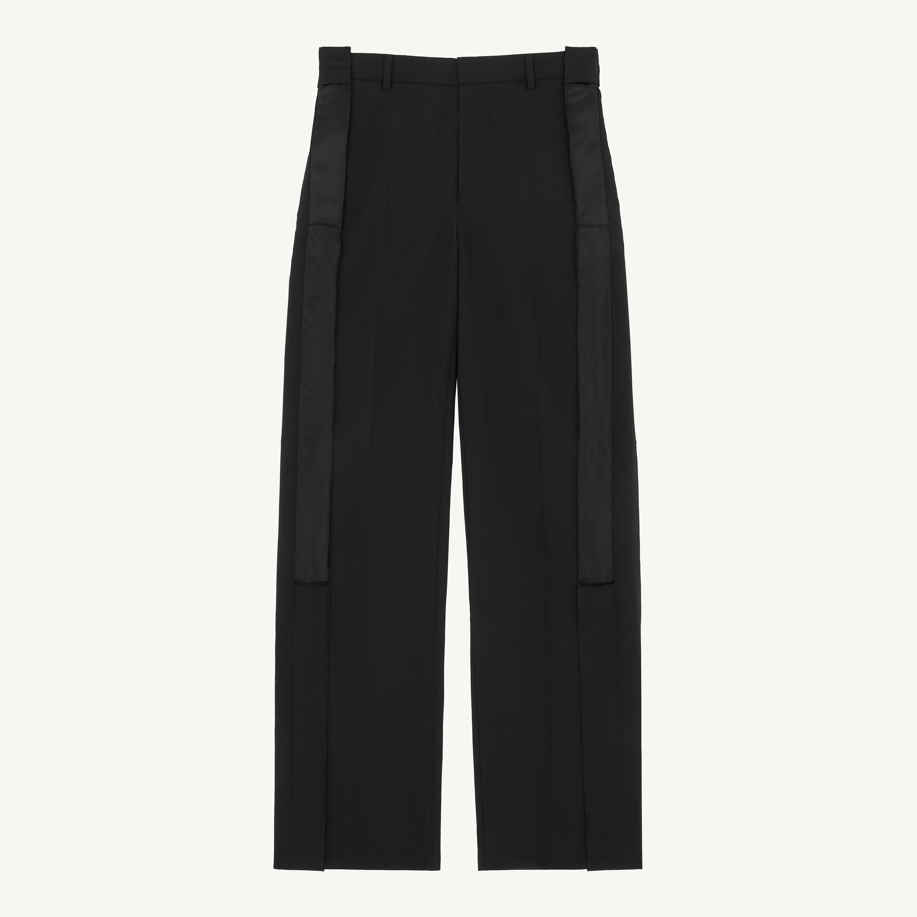 Mm6 Maison Margiela Tailored Wool Trousers In Black
