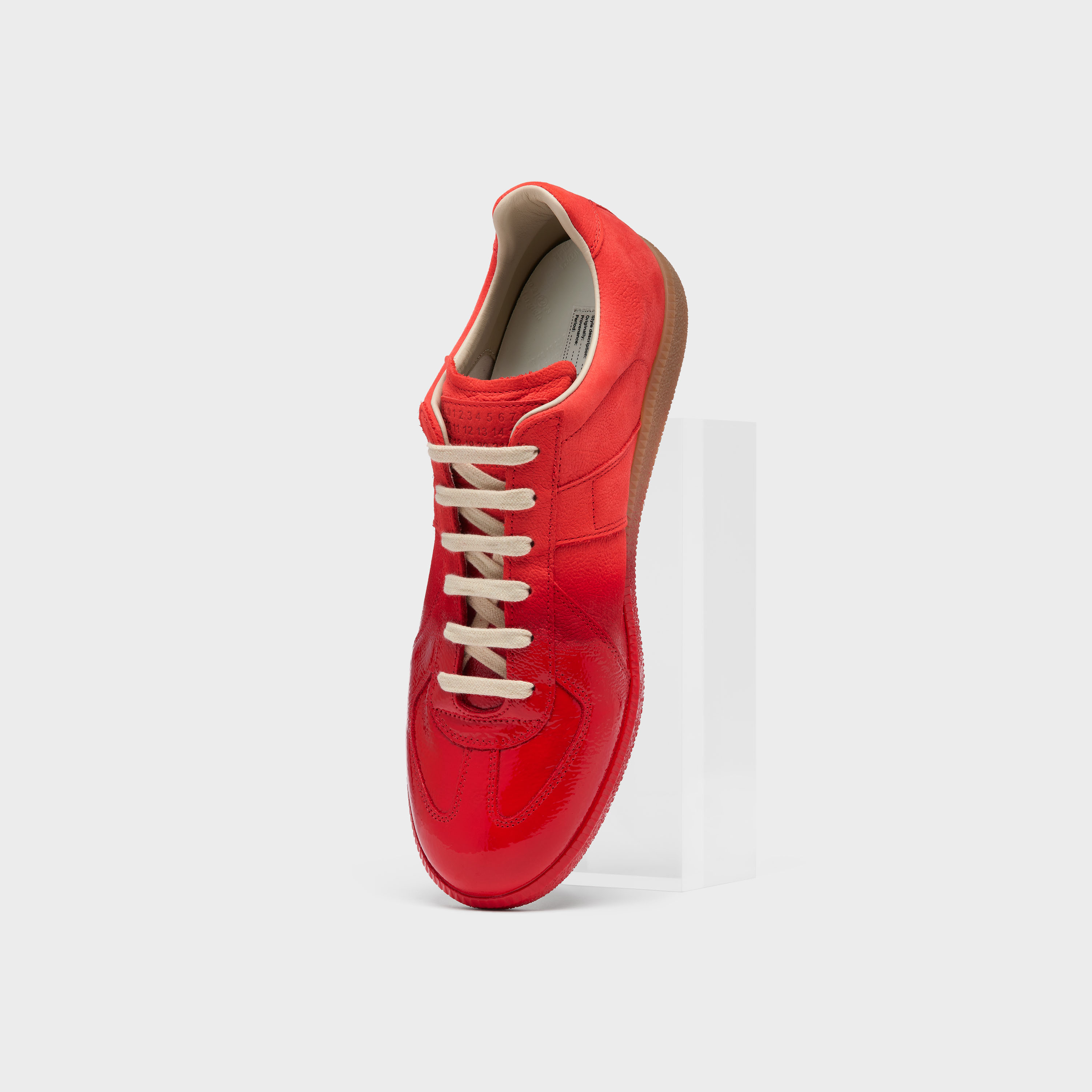 Maison Margiela Red Replica Sneakers In Multi
