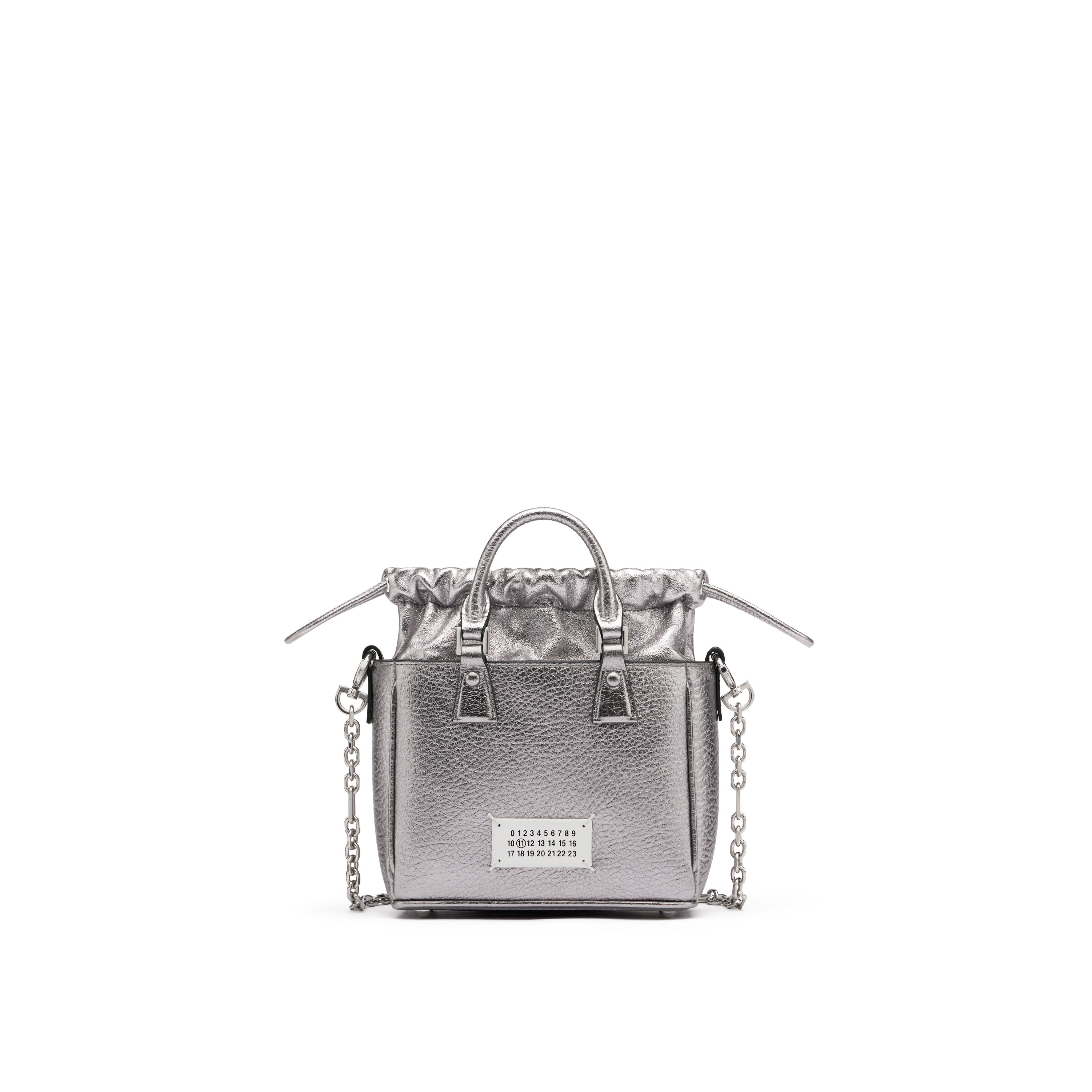Maison Margiela 5ac Tote Horizontal Unisex Metallic Grey