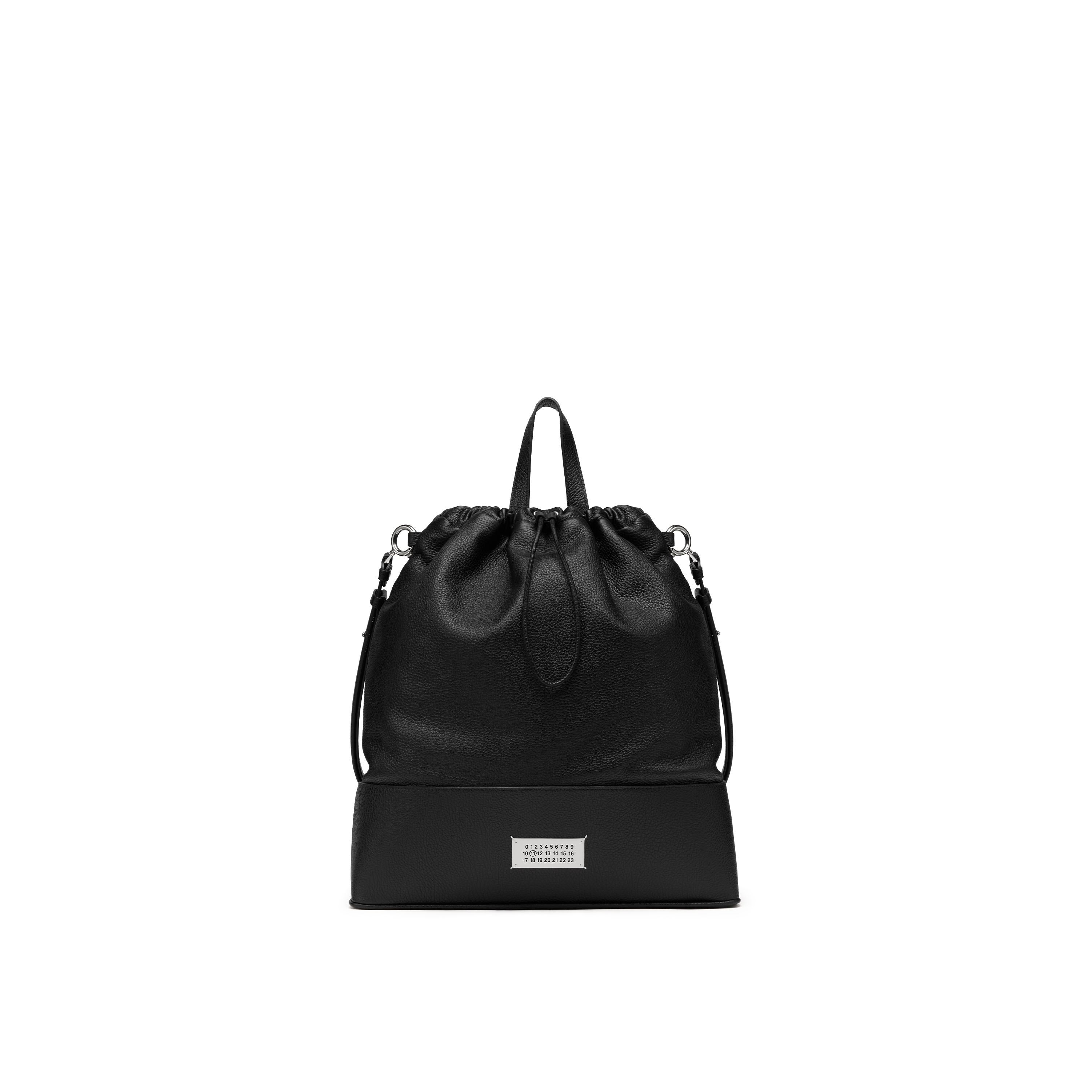 Maison Margiela 5ac Daily Drawstring Backpack Medium Unisex Black
