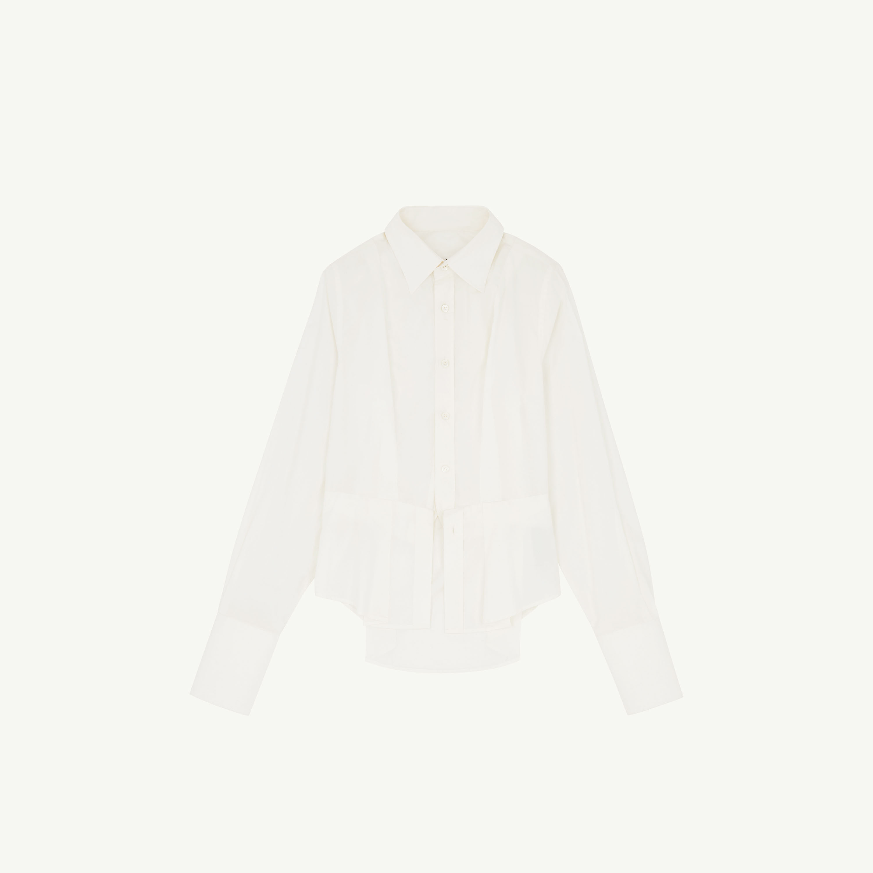 Mm6 Maison Margiela Cotton Shirt In White