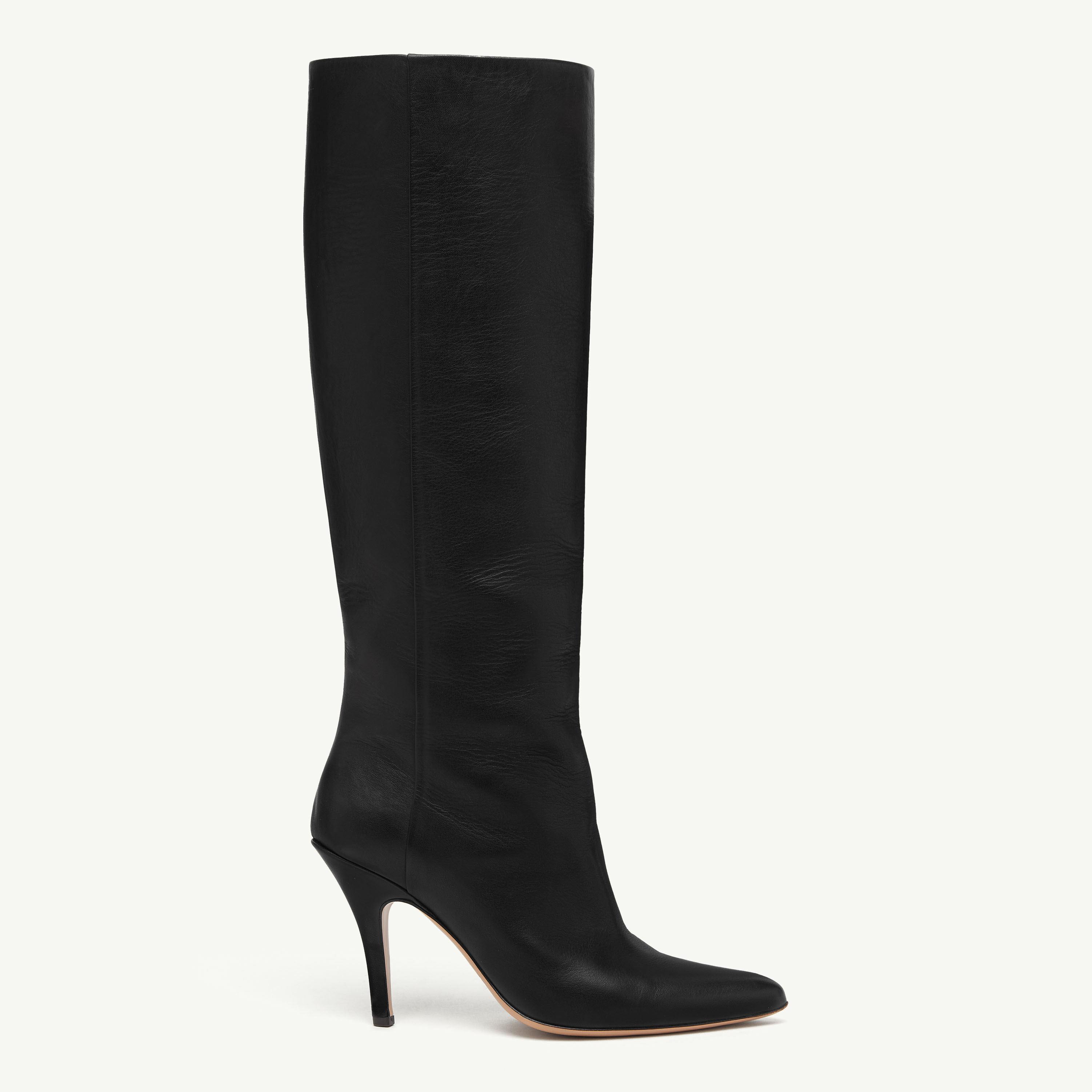 Mm6 Maison Margiela Architype Knee High Boots In Black