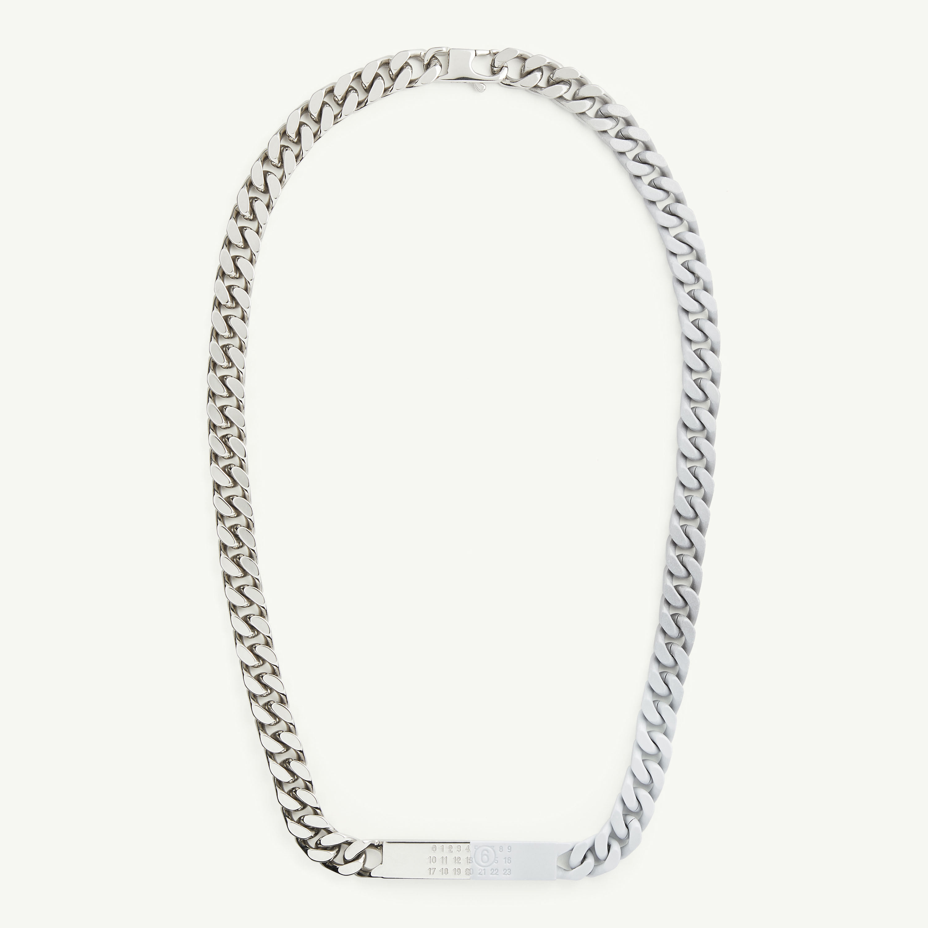 Mm6 Maison Margiela Chain Necklace In Silver
