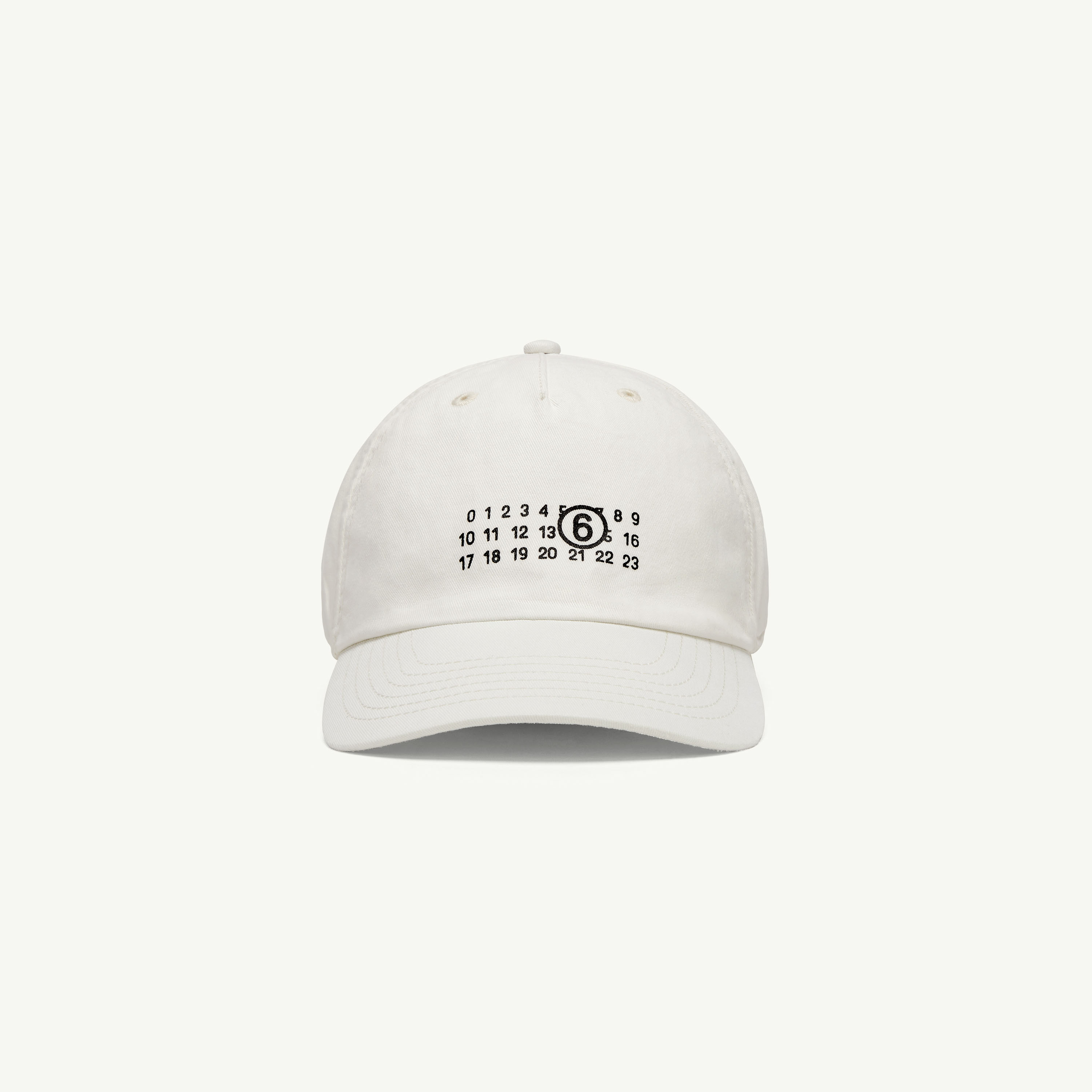 Mm6 Maison Margiela Mm6 Spiga 5-panel Cap In White