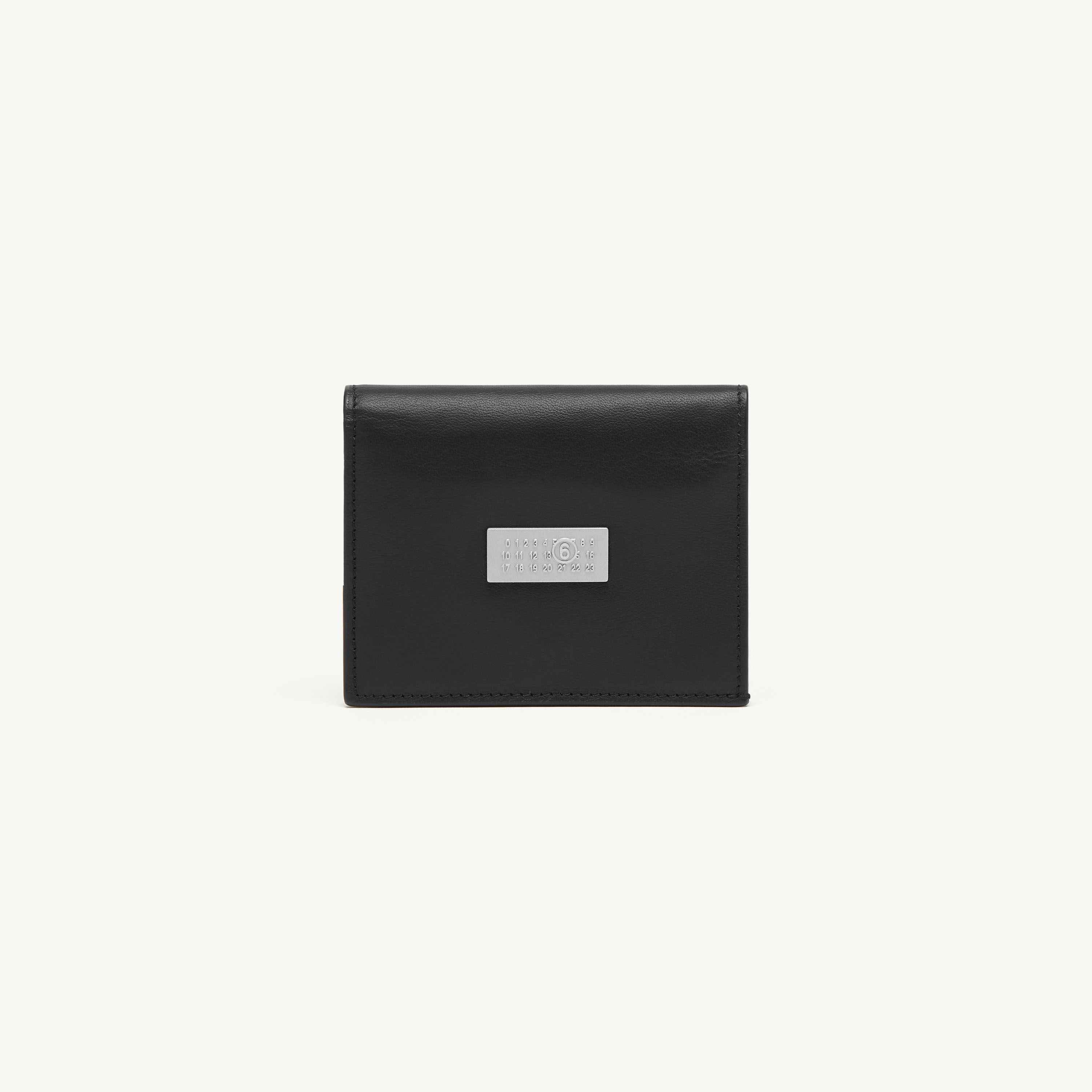 Mm6 Maison Margiela Leather Wallet In Black
