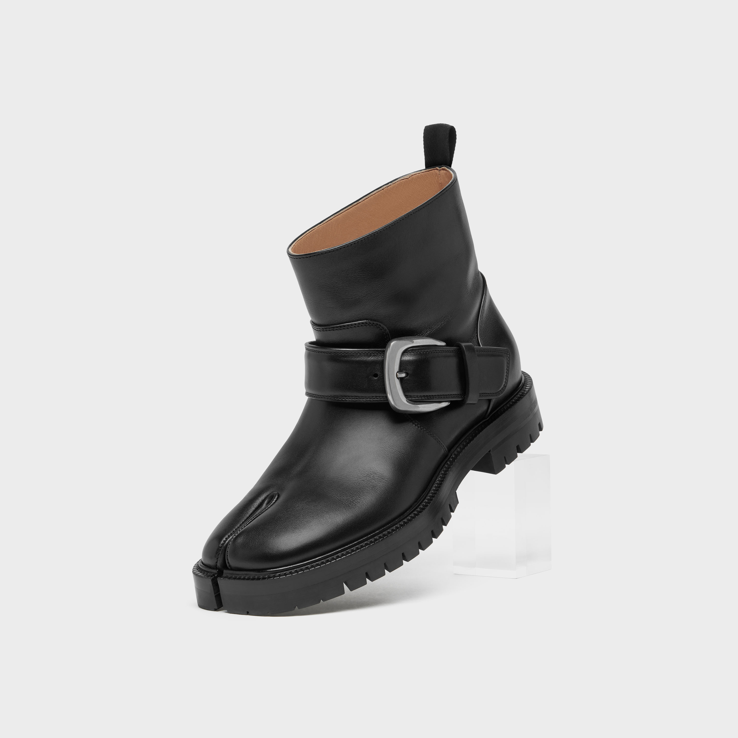 Maison Margiela Margiela Tabi County Buckle Ankle Boots - Mens Black