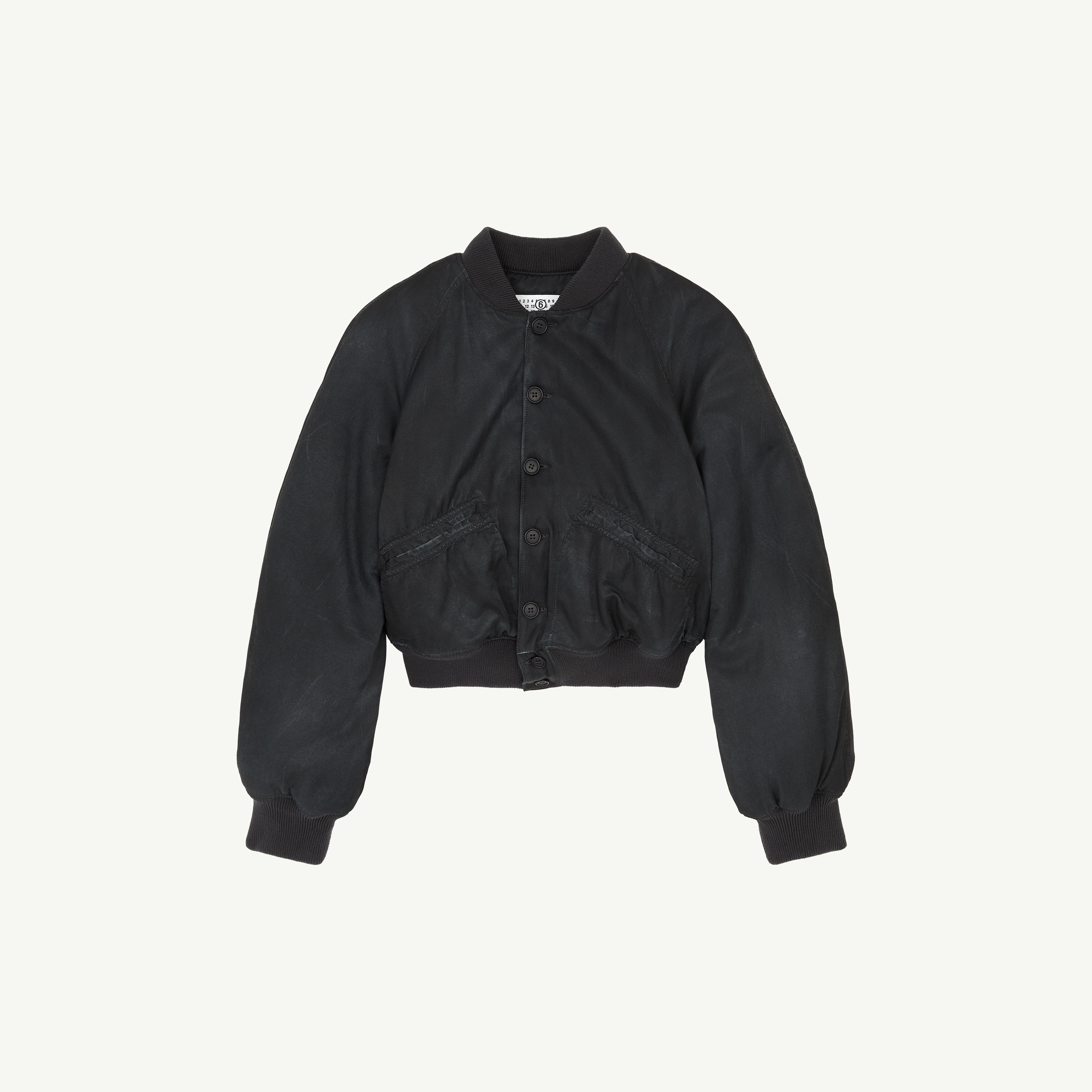 Mm6 Maison Margiela Bomber Jacket In Black