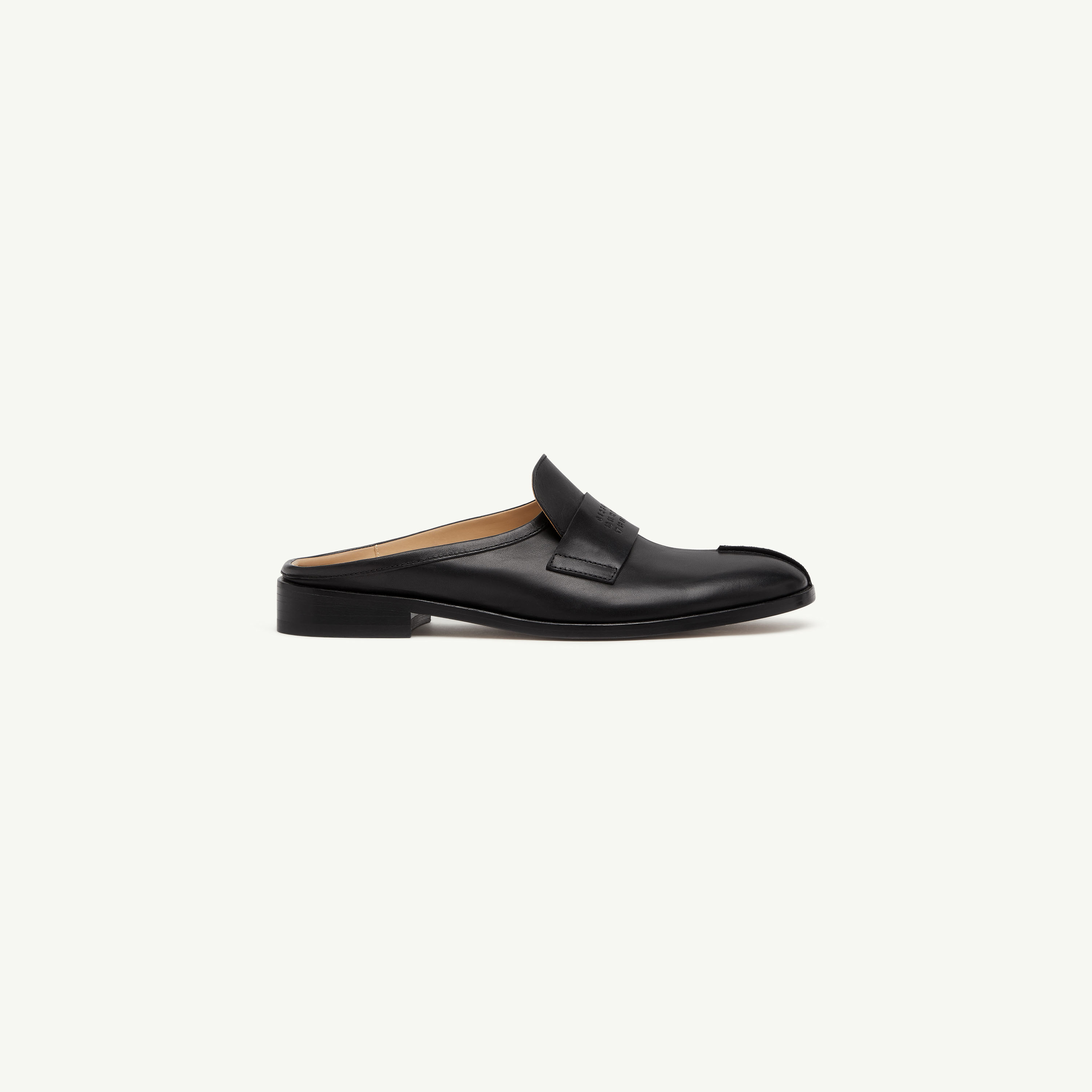 Mm6 Maison Margiela New Classic Stitch Slippers In Black