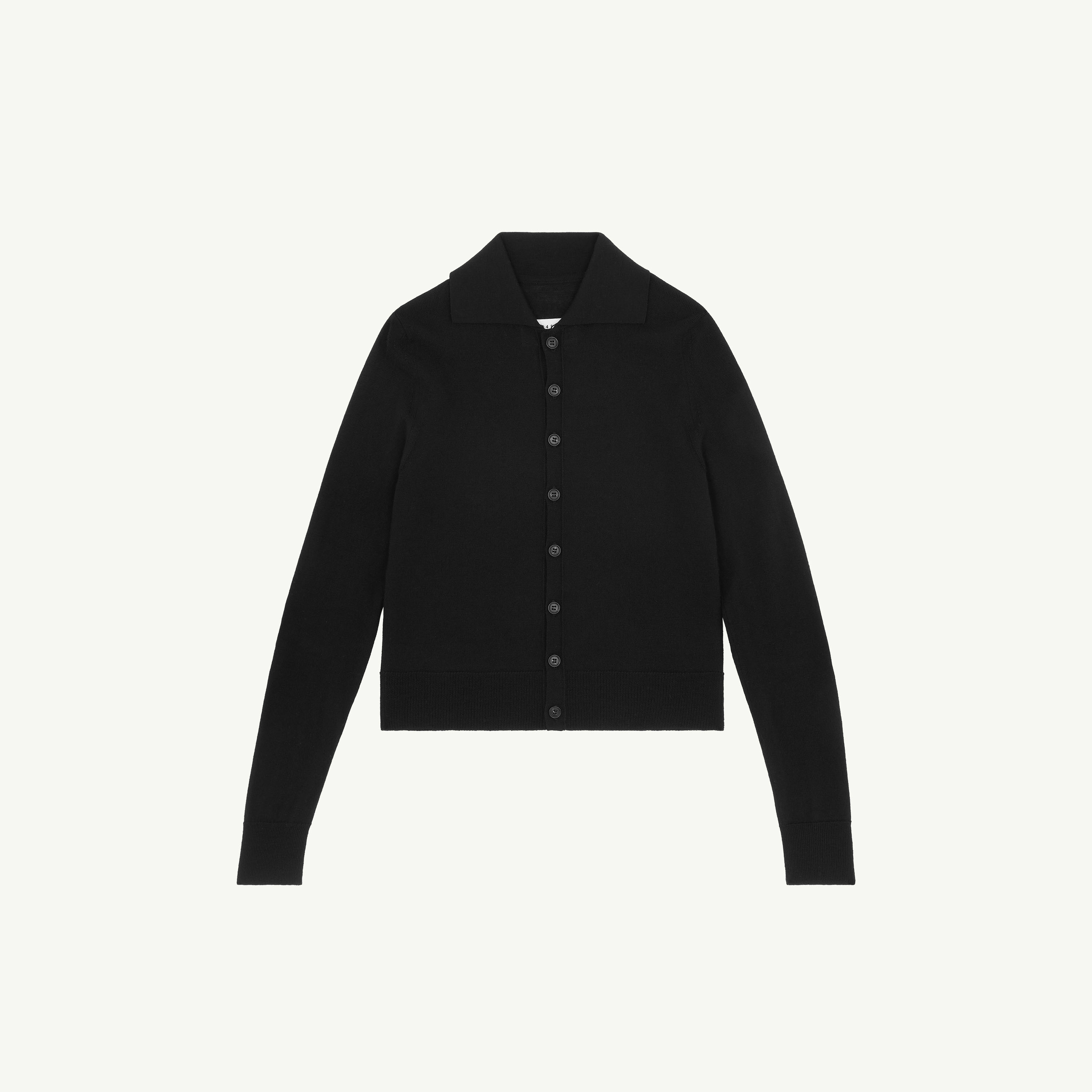 Mm6 Maison Margiela Knit Cardigan In Black