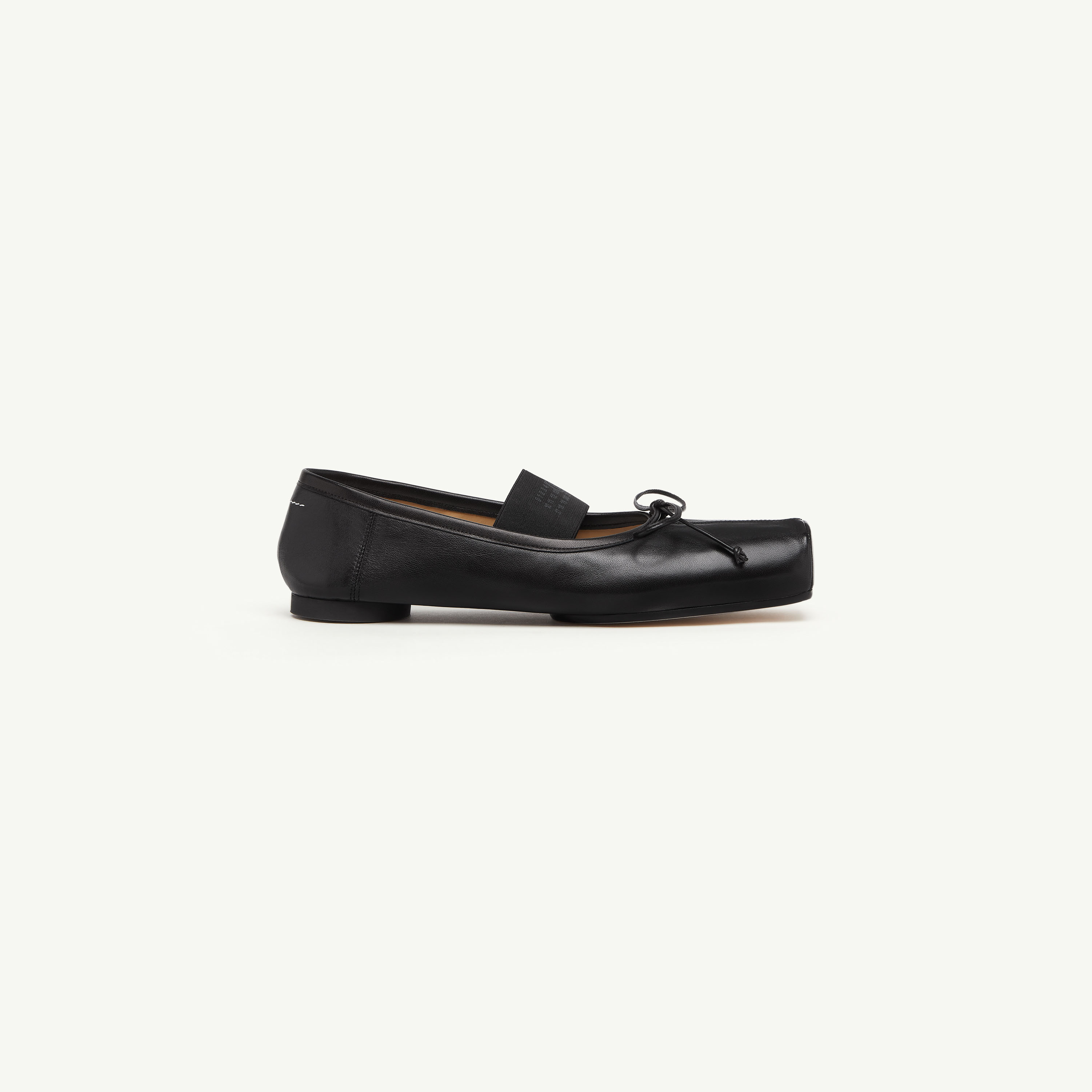 Mm6 Maison Margiela Ballet Flats In Black