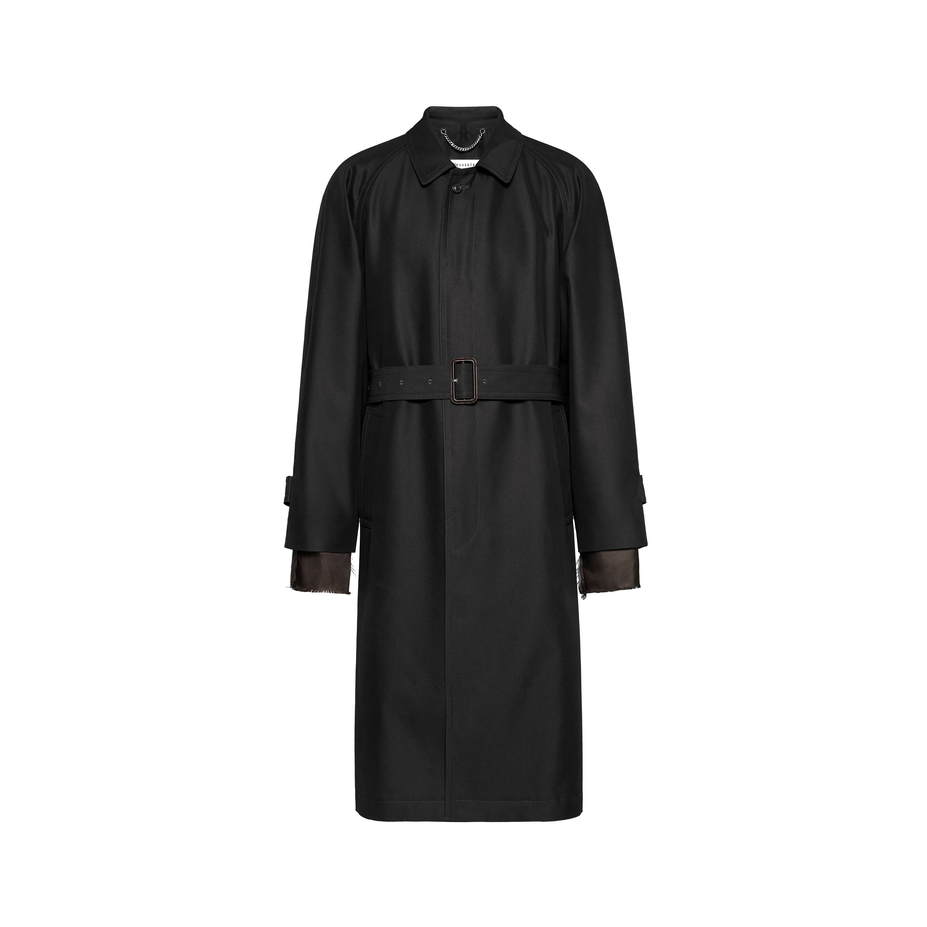 Maison Margiela Iridescent Belted Trench Coat