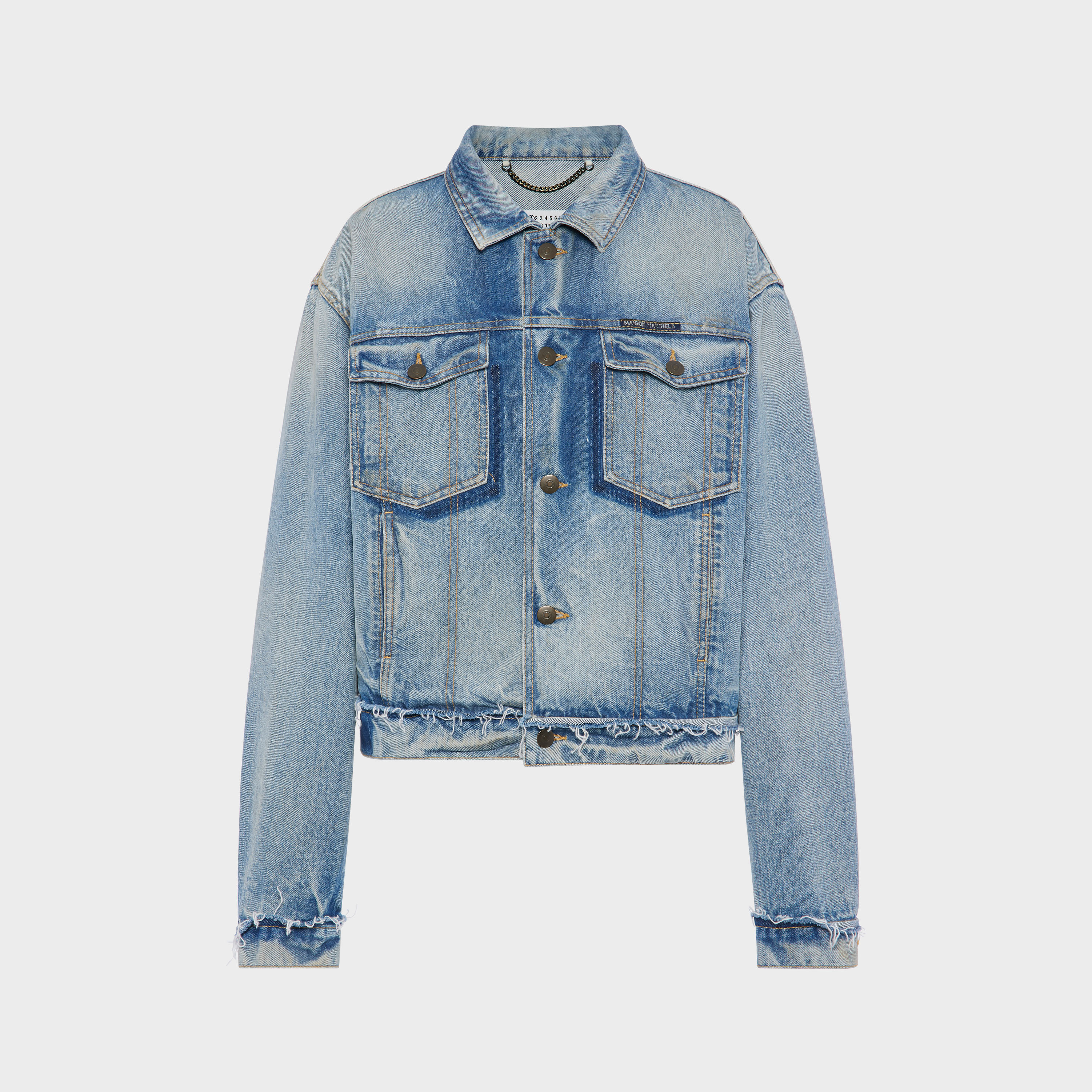 Maison Margiela Light Blue Cotton Denim Jacket