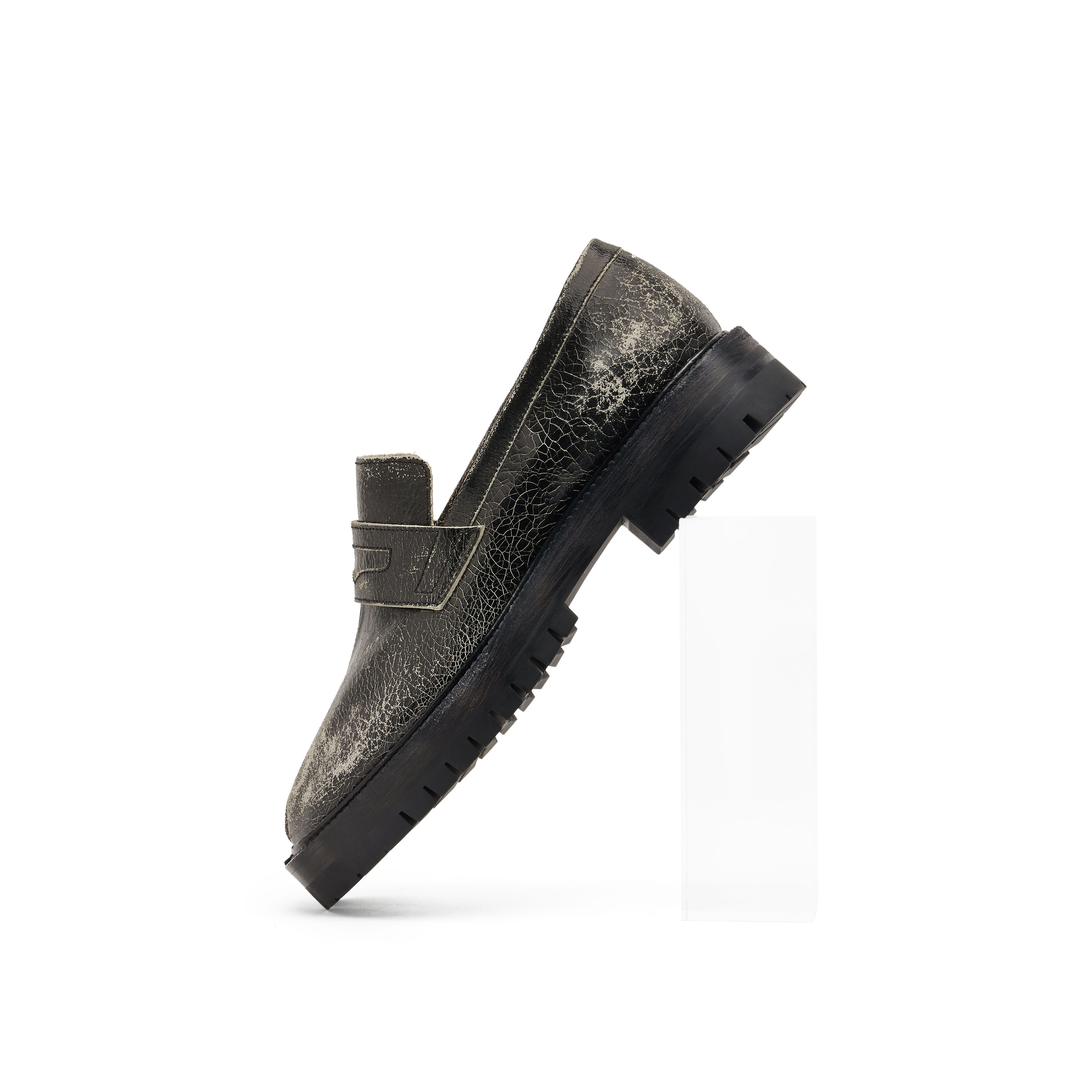 Maison Margiela Tabi County Loafer Woman Black And White