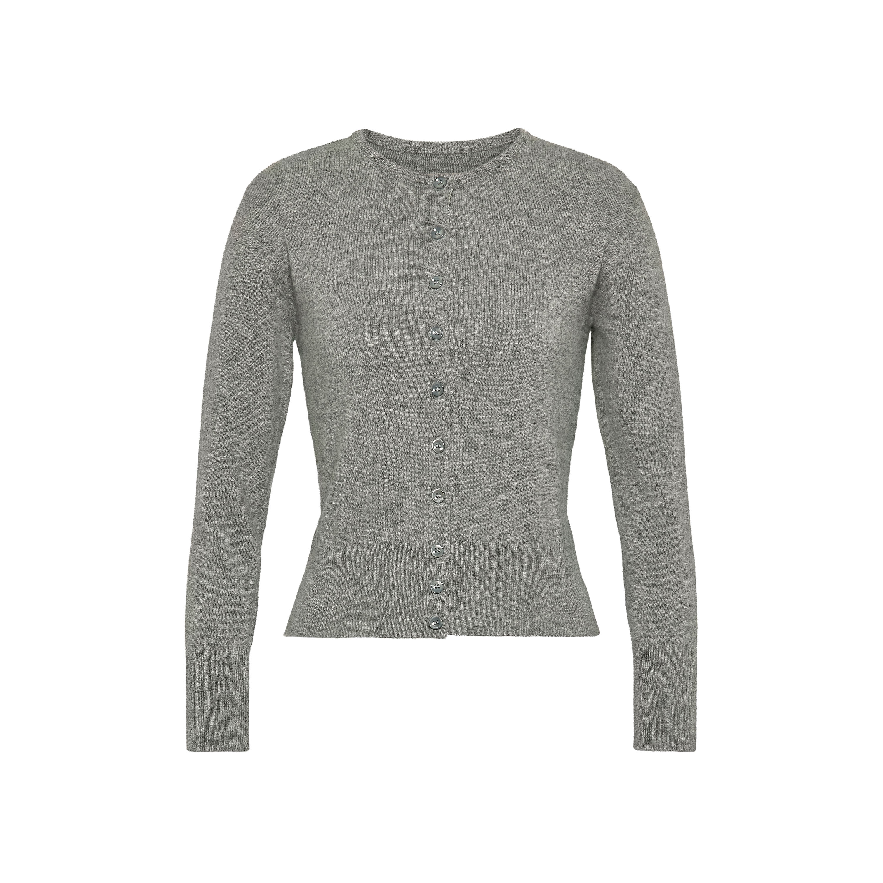 Maison Margiela Wool Cardigan Woman Grey