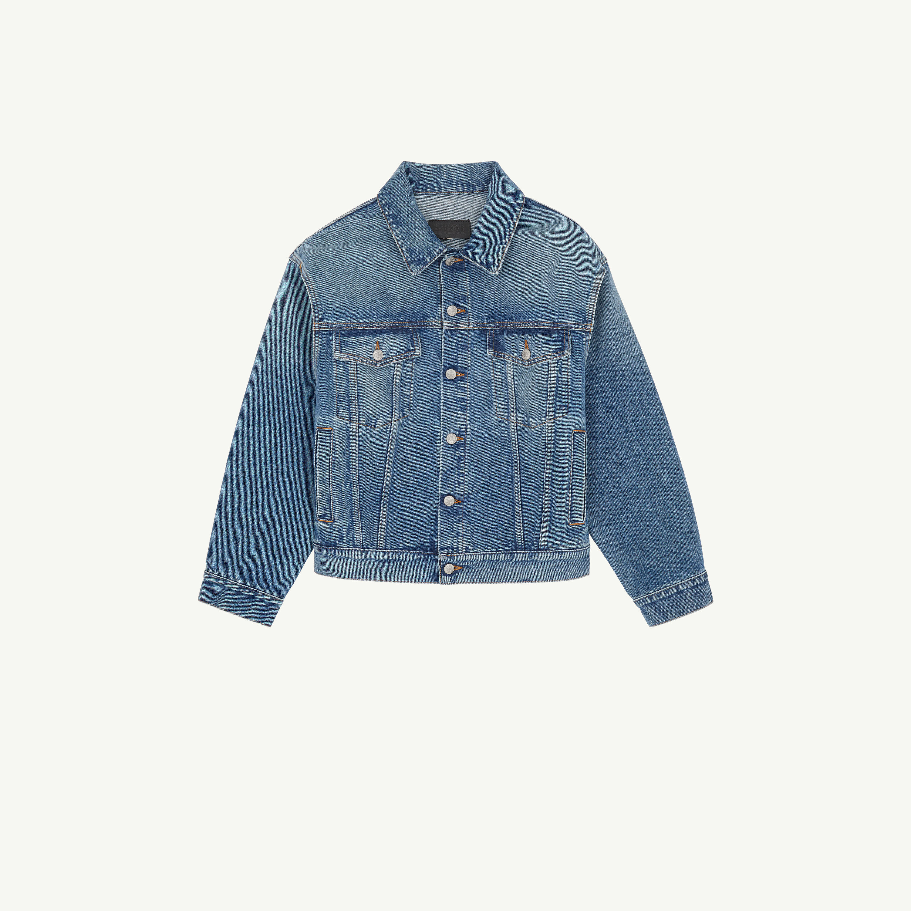 Mm6 Maison Margiela Denim Jacket In Blue