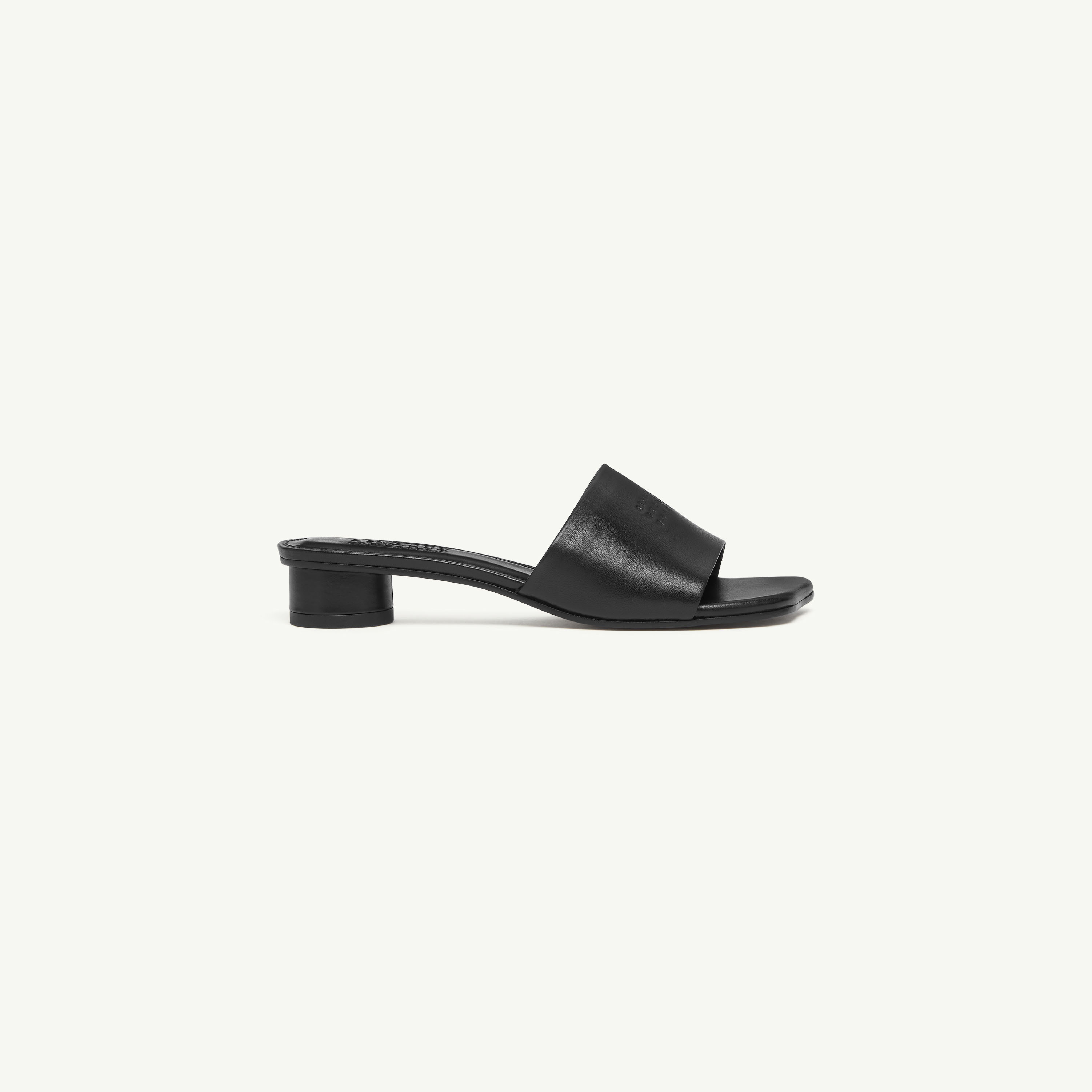 Mm6 Maison Margiela Numbers-motif Sandals In Black