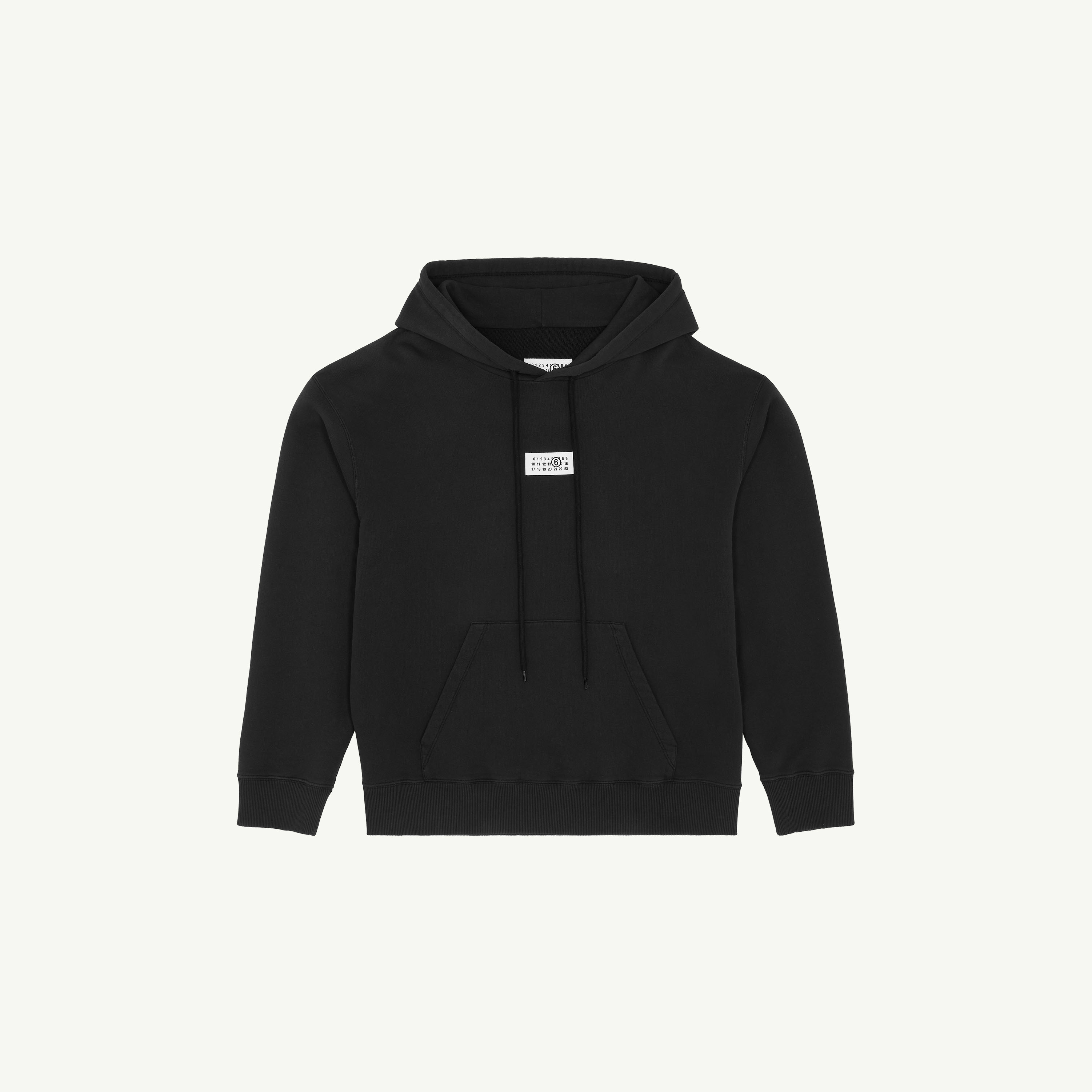Mm6 Maison Margiela Cotton Sweatshirt For Men In Black