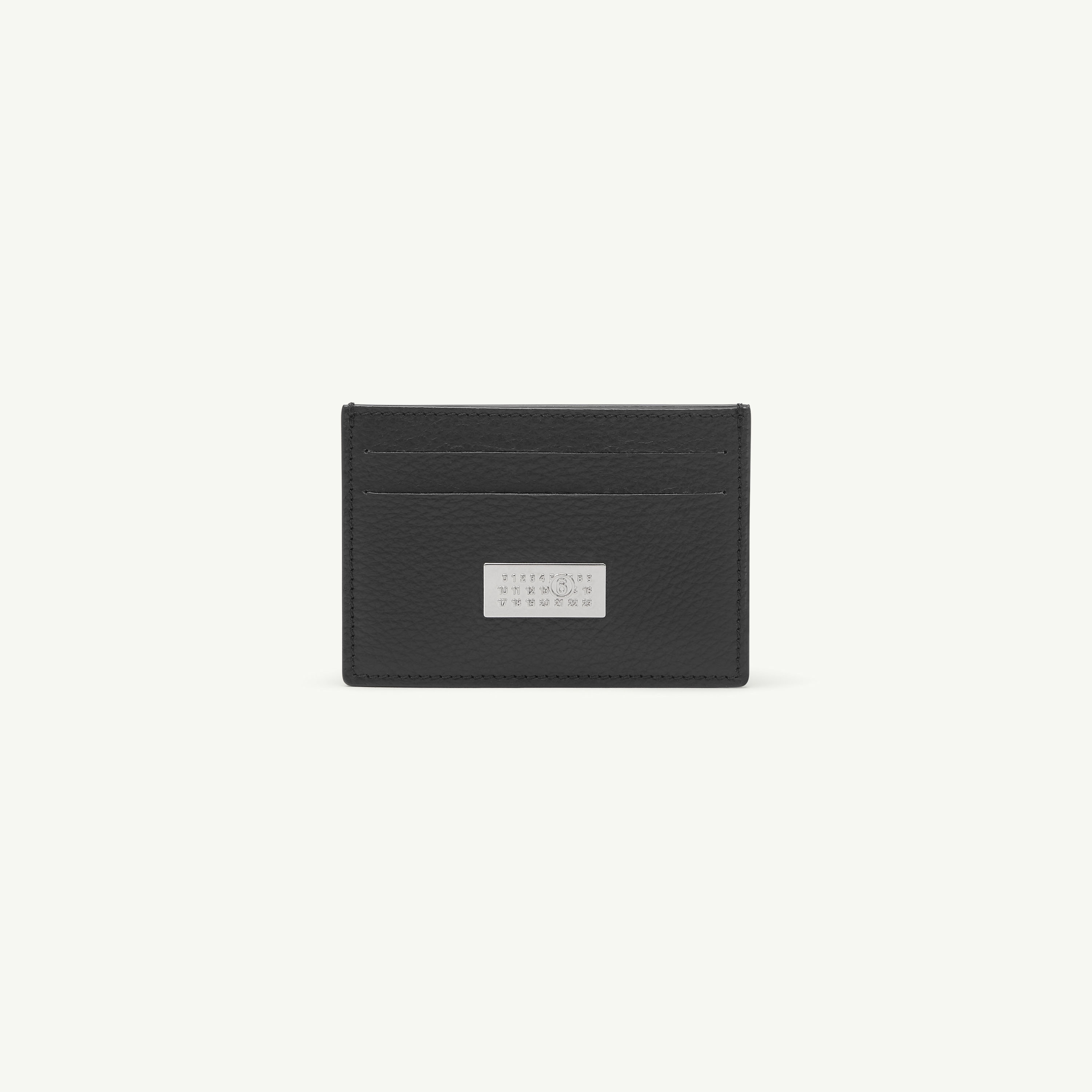 Mm6 Maison Margiela Numeric Cardholder In Black