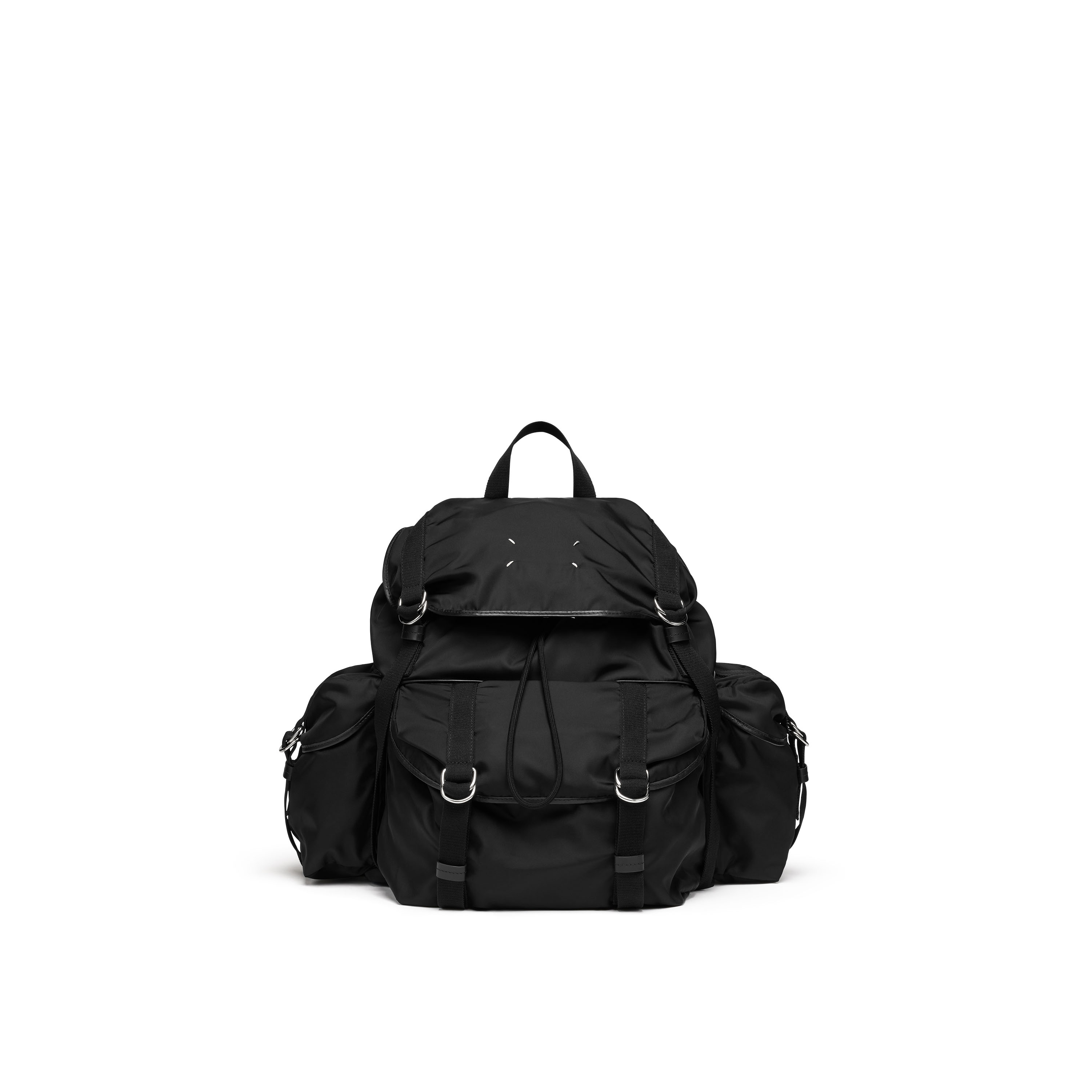 Maison Margiela High Tech Xl Backpack Unisex Black
