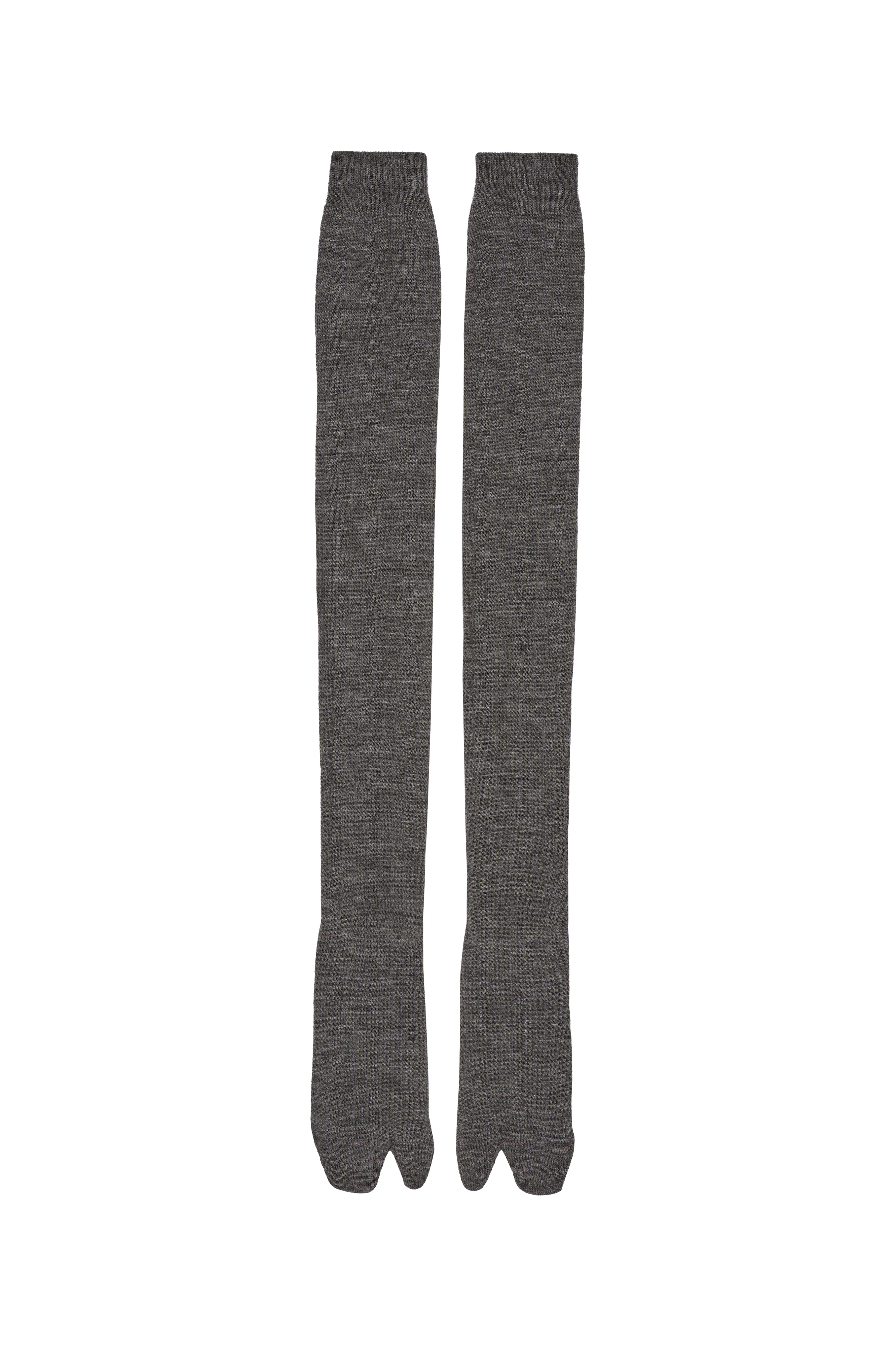 Maison Margiela Tabi Socks Woman Dark Grey In Gray